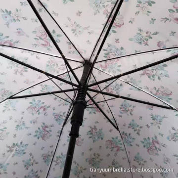 21Inch Half Fiber Three Fold Hand Open Umbrella